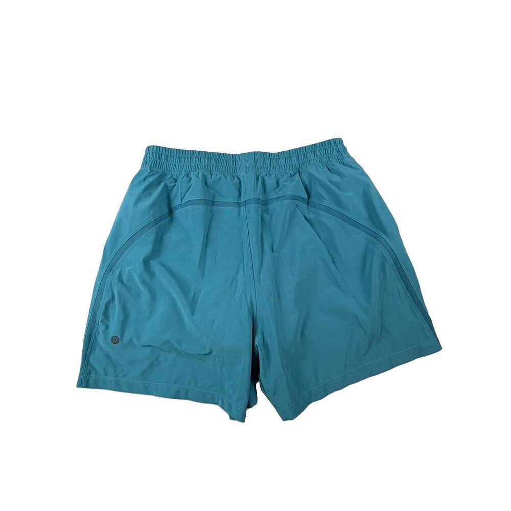 Lululemon Pace Breaker Lined Short 5” Inseam Size M Teal